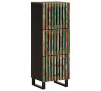 (multicolour, solid acacia wood) vidaXL Highboard Sideboard Side Cabinet Storage Cupboard Solid Wood Acacia