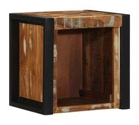 (multicolour) vidaXL Bedside Cabinet 40x35x40 cm Solid Rough Wood Mango bedside table