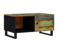 Coffee Table 80x50x40 cm Solid Wood Reclaimed&Engineered Wood