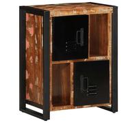 (multicolour) vidaXL Sideboard 55x35x70 cm Solid Rough Wood Mango cabinet cupboard highboard