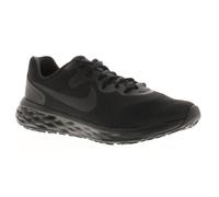 (Multicoloured, 6 (Adults')) Nike Boys Running Trainers Revolution 6 Lace Up Lightweight All Black UK Size