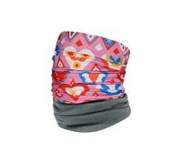 Multicoloured Fleece Neck Warmer Barts Heart Rose One size