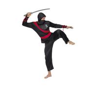 (multicoloured, L) Ninja Costume Ninja Warrior Costume Japanese adults Size