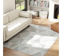 (Multicoloured||M) HOMCOM Non-Slip Large Rug for Living Room