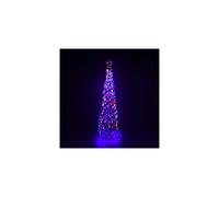 (Multicoloured, Not Specified) Christmas Xmas Led Star Cone Tree Lights Decoration Indoor & Outdoor 5ft 6ft 7ft