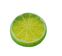 Multicoloured Plastic Discs | Available in Yellow, Green Orange, Decorative to Brighten the Look (Green, One Size)