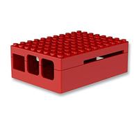 Multicomp CBPIBLOX Pi-Blox Case for Raspberry Pi 3 & Raspberry Pi 2 Model B & Pi Camera (Red),8 x 6 x 2 centimetres