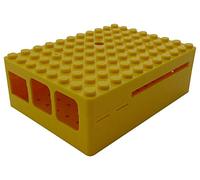 Multicomp Pi-Blox Case for Raspberry Pi 3 & Raspberry Pi 2 Model B & Pi Camera (Yellow)