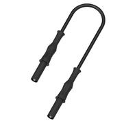 MULTICOMP PRO 12A Black 4mm Banana Plug to Plug Test Lead - 1.5m