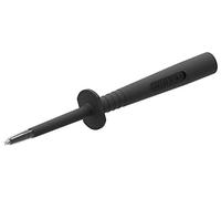 MULTICOMP PRO 16A Black 4mm Test Probe - Extended Length, Wire Piercing, CE Certified - 76-031