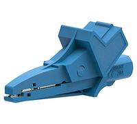 MULTICOMP PRO 20A 4mm Alligator Clip - Blue, IP2X Safety Rated, 91mm, Reinforced Insulation - 76-1556