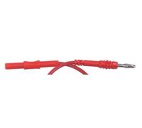 MULTICOMP PRO 36A Black 4mm Banana Plug to Socket Patch Test Lead 250mm