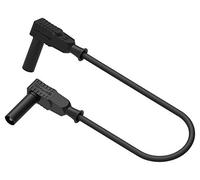MULTICOMP PRO 4mm Banana Test Lead, Right-Angle to Right-Angle, Shrouded, 1.5m, 12A, 1000V - 76-025