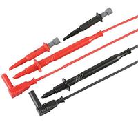 MULTICOMP PRO 4mm Right Angle Test Lead Set with Probes - 76-091 | CAT III 1000V | 36A | 1.5m Leads