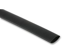 MULTICOMP PRO Adhesive Lined Heat Shrink Tubing - 15mm x 1.2m, Black | 3:1 Semi-Rigid Polyolefin Shrink Tube with Moisture Protection (HS120 1.2M)