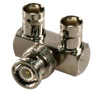 Multicomp Pro - Bnc Plug 2X Bnc Sockets Right Angled Goalpost Adaptor, 50 Ohm