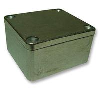 MULTICOMP PRO IP65 Die-Cast Aluminium Enclosure - EMI/RF Shielded, 64x58x35mm | Grey Sealed Box for Electronics, Pneumatics & Electrical Devices - G104