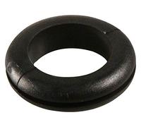 MULTICOMP PRO Open PVC Grommets, 3.2mm, Black - Pack of 100 - Durable Cable Protection for Electronics & Wiring - PV2