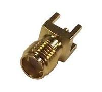 MULTICOMP PRO SMA Jack Connector - Bulkhead PCB Mount, 50Ω, Gold-Plated, 18GHz - 19-46-1-TGG