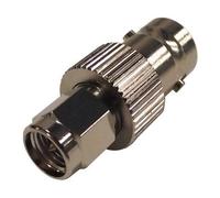 Multicomp Pro - Sma Plug To Bnc Socket Adaptor, 50 Ohm, Nickel Plated Brass Body
