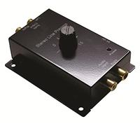 MULTICOMP PRO Stereo Line Level Amplifier; 2 Channels; 0-15dB Gain; 20Hz-20kHz Frequency Response; RCA Inputs/Outputs; 12V DC Power (Adapter Included); 4.29" x 2.87" x 1.69" Size; 50-14820 Part Number
