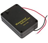 MULTICOMP PRO Waterproof 3x AA Battery Holder - Enclosed with Wire Leads & On/Off Switch, Red/Black 150mm Wires (MP000381)