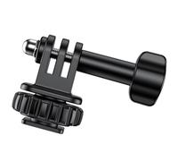 MultiCompatible Camera Mounting Bracket for Action with Cold Shoe Base and 180degree Rotations Function Action Cold Shoe Adapter