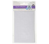 Multicraft Imports MultiCraft 3D Pop Dots Dual-Adhesive Foam Mounts.25-inch Square 52, Other, Multicoloured, 0.63x12.06x13.97 cm