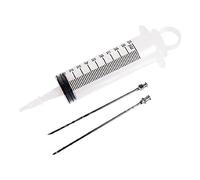 MultiDepot Browin 311101 Meat Injector with 2 Injection Needles, 100 ml, for the Preparation of Meats, Cold Cuts, BBQ, Stainless Steel