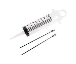 MultiDepot Browin 311101 Meat Injector with 2 Injection Needles, 100 ml, for the Preparation of Meats, Cold Cuts, BBQ, Stainless Steel