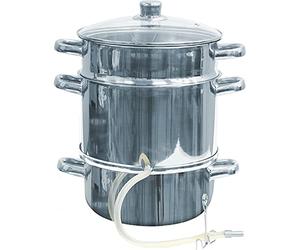 MultiDepot Professional Induction Steam Juicer 26cm, 40cm Stainless Steel Juicer Steamer Pan 8L