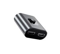 Multidevice HDTV Hubs 4K Bi-Directional HDTV Splitter Simple Switching Game Console Two-Way Splitter to HDTV Projector for Computer