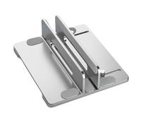 MultiDevice Management Vertical Laptop Stand Adjustable Vertical Laptop And Tablet Stand Secure Storage For Desks