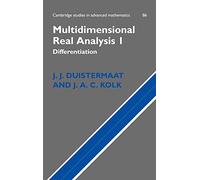 Multidimensional Real Analysis I: Differentiation: 86 (Cambridge Studies in Advanced Mathematics, Series Number 86)