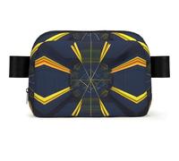 Multidimensional Space Waterproof Waist Bag for Men Women-Adjustable Bum Bag for Travel, Lightweight Crossbody Chest Bag for Running Gym