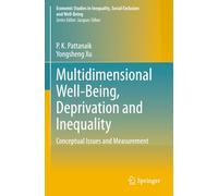 Multidimensional Well-Being, Deprivation and Inequality: Conceptual Issues and Measurement (Economic Studies in Inequality, Social Exclusion and Well-Being)