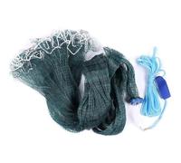 Multifilament Fishing Net Hand Throw Fishing Cast Net for Bait with Iron Pendant Outdoor Nylon Sturdy Portable and Durable (7ft)