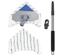 Multiflex Wiper for Tiles, Windows and Floors with Three Covers Telescopic Handle (56-112 cm) Coated Steel