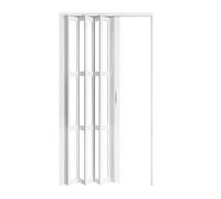 Multifold Bifold Closet Doors,Front Door Hallway Kitchen Temporary Accordion Gate,Light Blocking, Stable Structure, for Bedrooms,Home,Office(WxH 43x80in (109x203cm))
