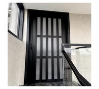 Multifold Interior Accordion Doors, Invisible Metal Fold Sliding Door, Easy Installation Temporary Wall Partition for Bathroom Closet Laundry Pantry