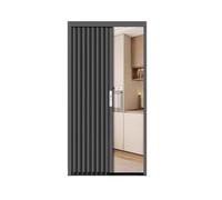 Multifold Sliding Gate - Accordion Door with Aluminum Alloy Waterproof Frame Easy Installation for Doorway Patio Room Garage (55x80in / 139.5x203cm)
