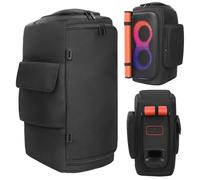 Multifuctional Dust Cover, Compatible with JBL PartyBox 110/ Club 120/130 | Portable Party Speaker Anti-Scratch Protective Sleeve Case Bag with Side Pockets for Microphone,Charger,Cable,Accessories
