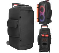 Multifuctional Dust Cover, Compatible with JBL PartyBox 310/ Stage 320/330 | Portable Party Speaker Anti-Scratch Protective Sleeve Case Bag with Side Pockets for Microphone,Charger,Cable,Accessories