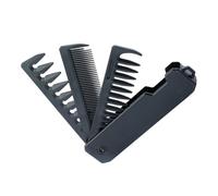 Multifuncional Folding Comb Fine and Wide Tooth Travel Pocket Portable Hair Detangler Gifts Picking Comb
