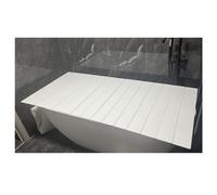 Multifunctal Bath Tray 0.6cm Thick FoldableDustproof Spa Shelf with CoverPerfect for Reading & Relaxing in the Bathtub