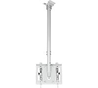 Multifunctal Floating TV Stand & Ceiling Mount Bracket Full Mot for 12-32" LED Sns Perfect for Flat & Sloping Ceilings Space-Saving Design