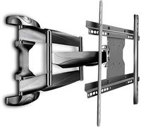 Multifunctal Floating TV Stand Double Arm Tilt & Swivel Wall Mount for 32-65" LED TVs Max Load 60kg - Slish & Space-Saving Design for Home Entertainment