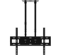 Multifunctal Floating TV Stand & Telescoping Ceiling Mount for 40"-90" Flat Sn TVs Supports Up to 60kg/132lbs Max VESA 900x600mm - Sk Space-Saving Design