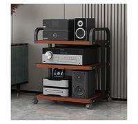 Multifunctal Rolling o-Video Stand for Home or Office Ideal for HiFi Ste Systems Ma Sto TV Console Modern Design Space-Saving Solut