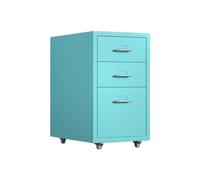 Multifunctal Veal Filing Cabinet 1.2mm Steel 4 Ders Office for Efficient Data ment Multi Purpose Sto Solut (Blue)